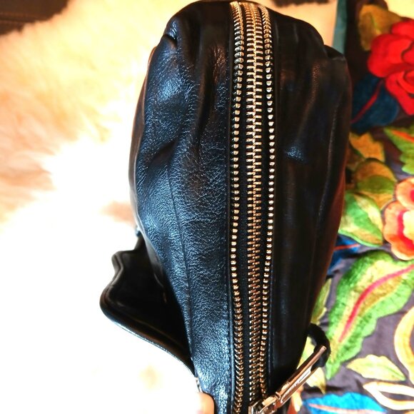REBECCA MINKOFF - Black Leather Bag - Picture 8 of 16